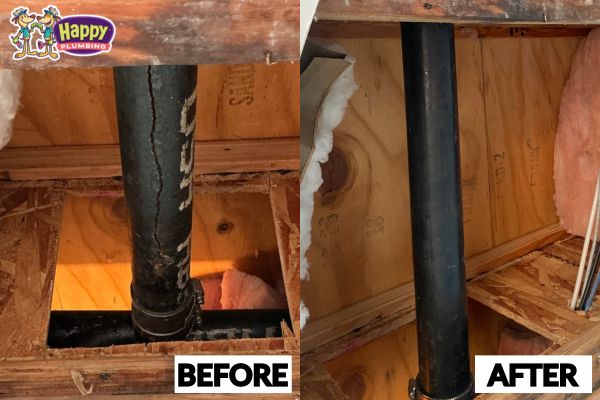 Cast Iron Pipe Replacement with ABS Pipe in San Diego