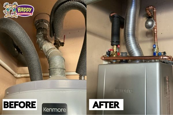 Noritz Tankless Water Heater Installed in El Cajon