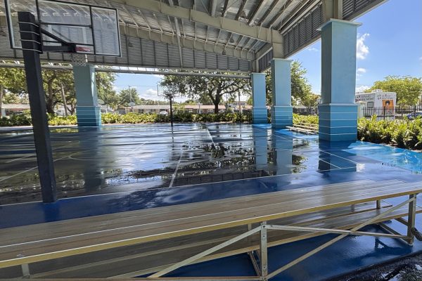 Cleaned Basketball Court in Lauderhill