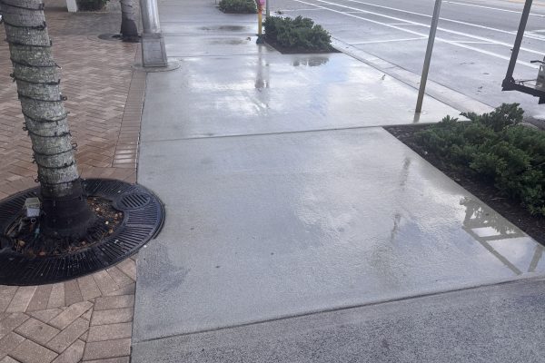 Power Washed Storefront in Wilton Manors