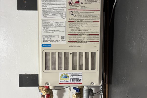 Noritz Tankless Heater Replacement In Point Loma CA