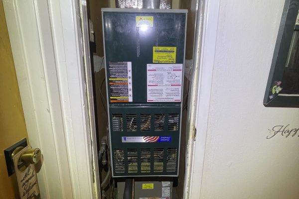 Recent Projects 30 Airstars Installation of a Downflow Central Heater in Closet Campbell, California