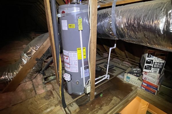 Recent Projects 3 Airstars Water Heater Installation In The Attic In Martínez, California