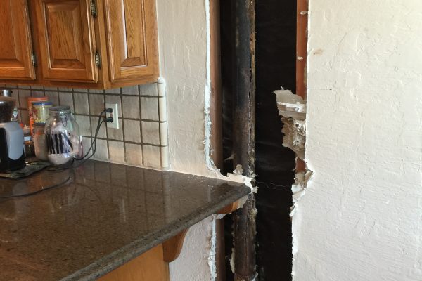 Sewage Damage From Cast Iron Pipe in Ventura, CA