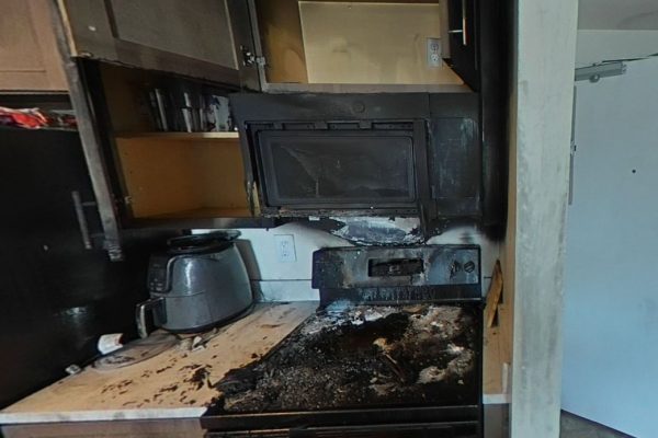 Fire Damage in Chula Vista CA, 92136