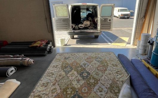 8x10 Hand-Tufted Wool Rug Cleaning in Newport Beach, CA