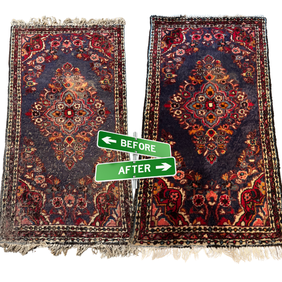 Wool Rug Moth Damage Cleaning