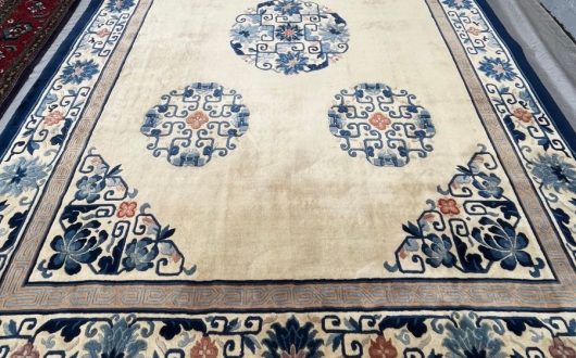 Chinese Carved Wool Rug Cleaning in San Marcos, CA