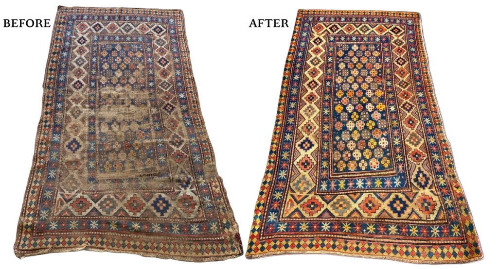 Antique Oriental rug cleaning in San Diego 
