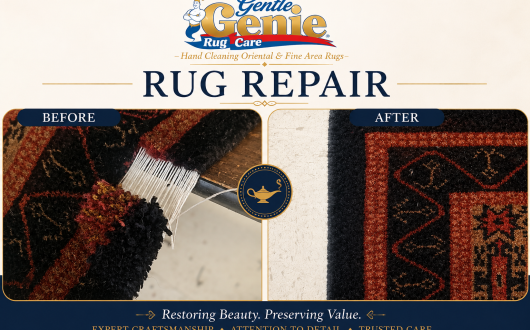 Hand-Knotted Wool Rug Edge Repair and Foundation Rebuilding