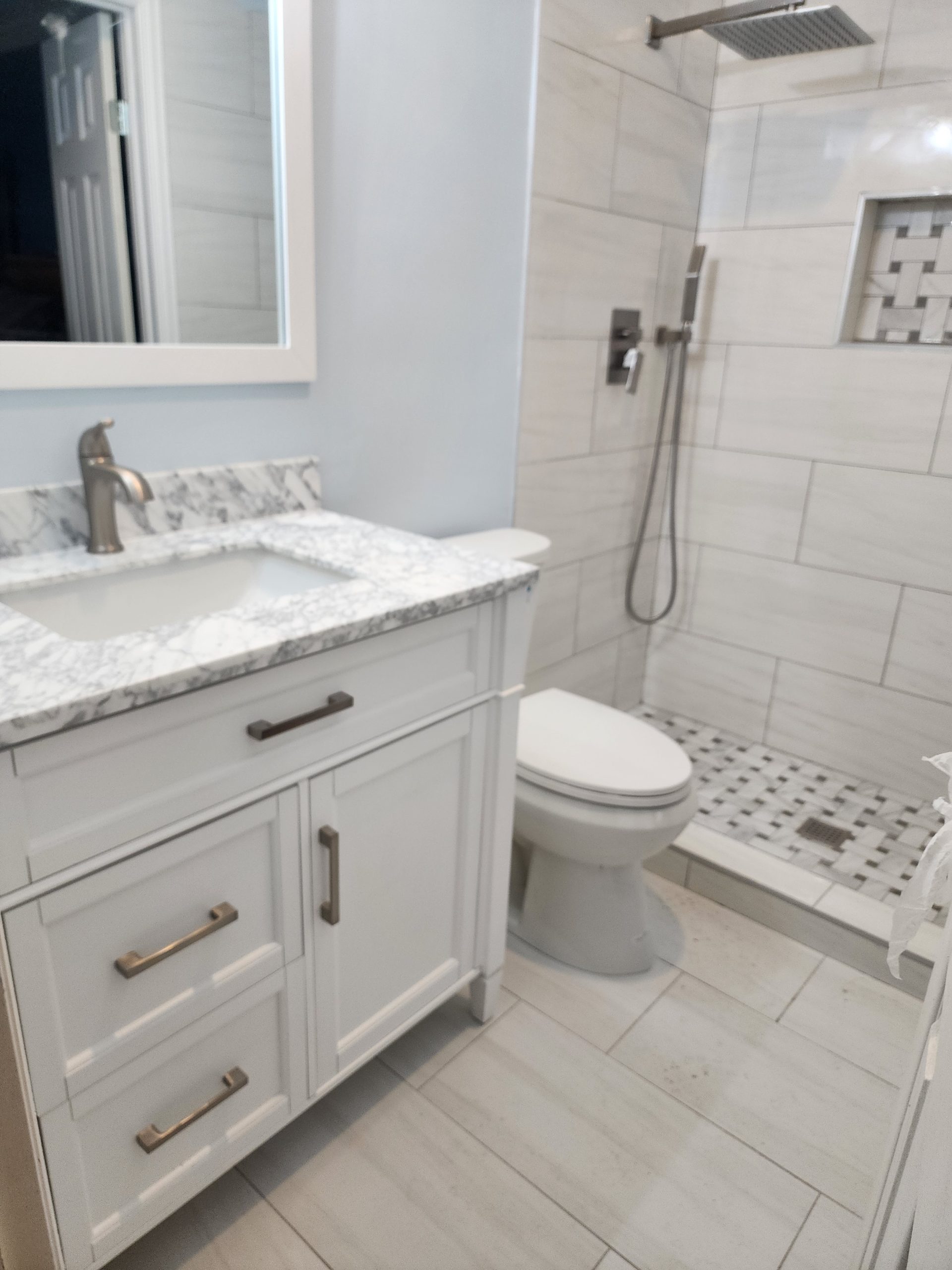 Two Bathrooms Remodeled in Plano, Texas GP Homes and Repairs