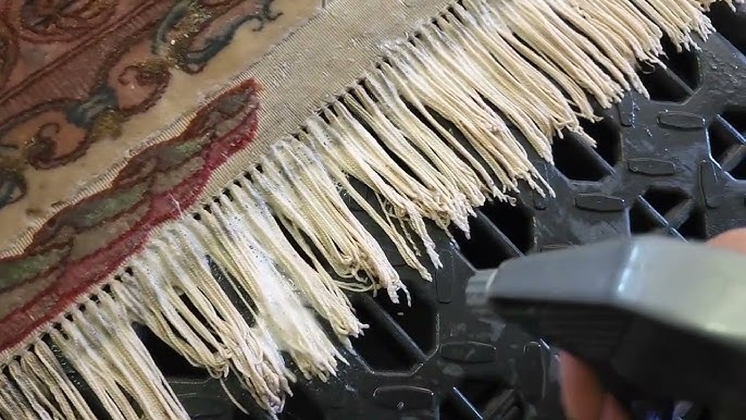 Water-Damaged Rug Cleaning Project in Indio