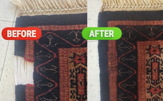 Oriental Rug Repair Project in Bermuda Dunes